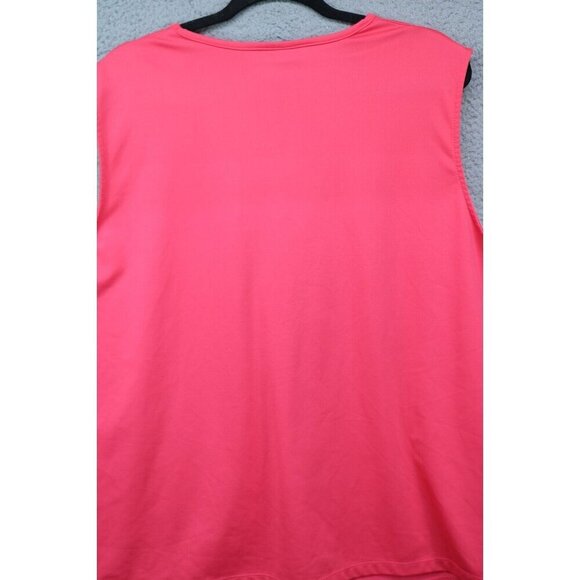 Maggy Barnes Pink Sleeveless Silky Top-Size 2X(22-24W)-Office-Business-Soft - Picture 7 of 8